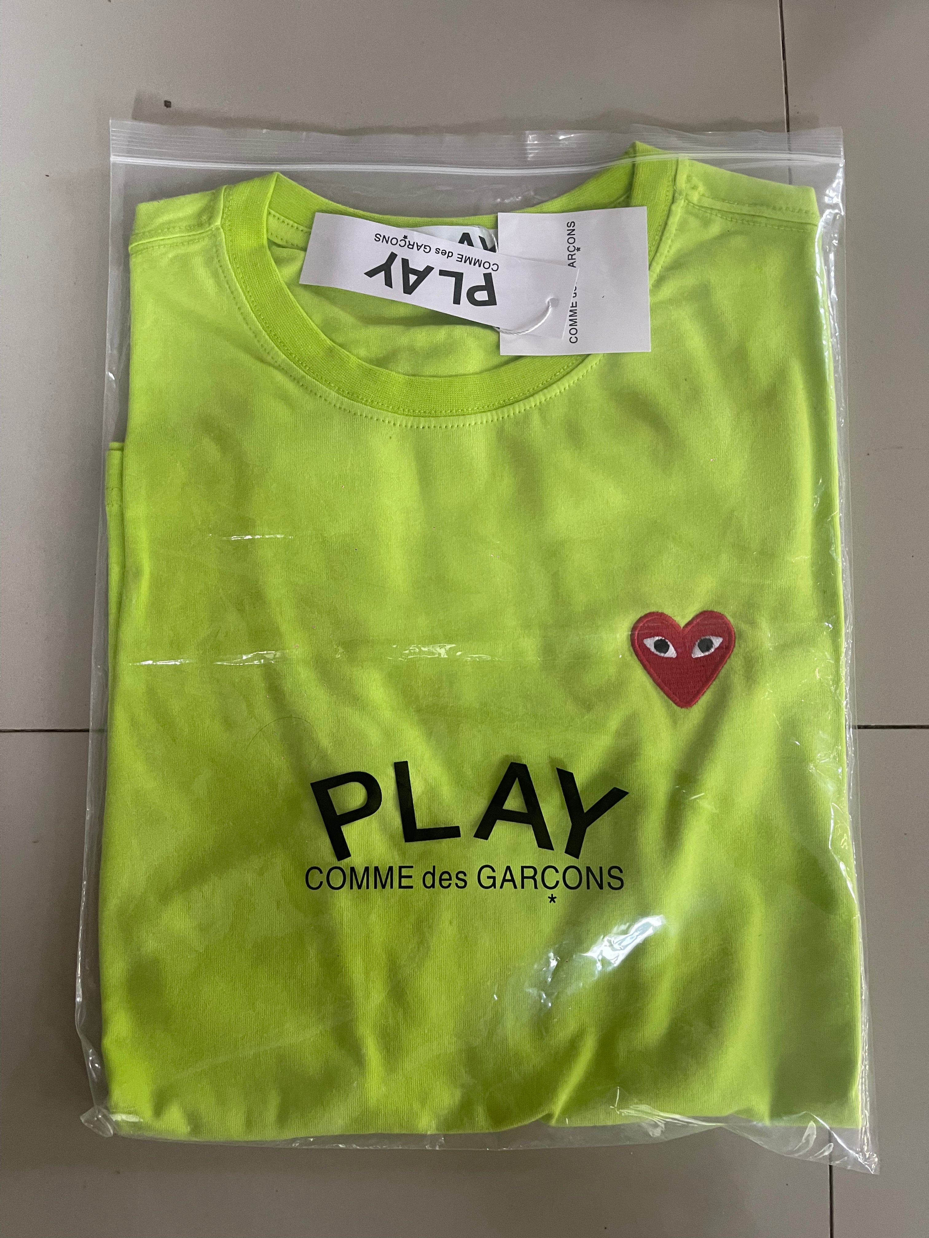 CDG small logo t-shirt green