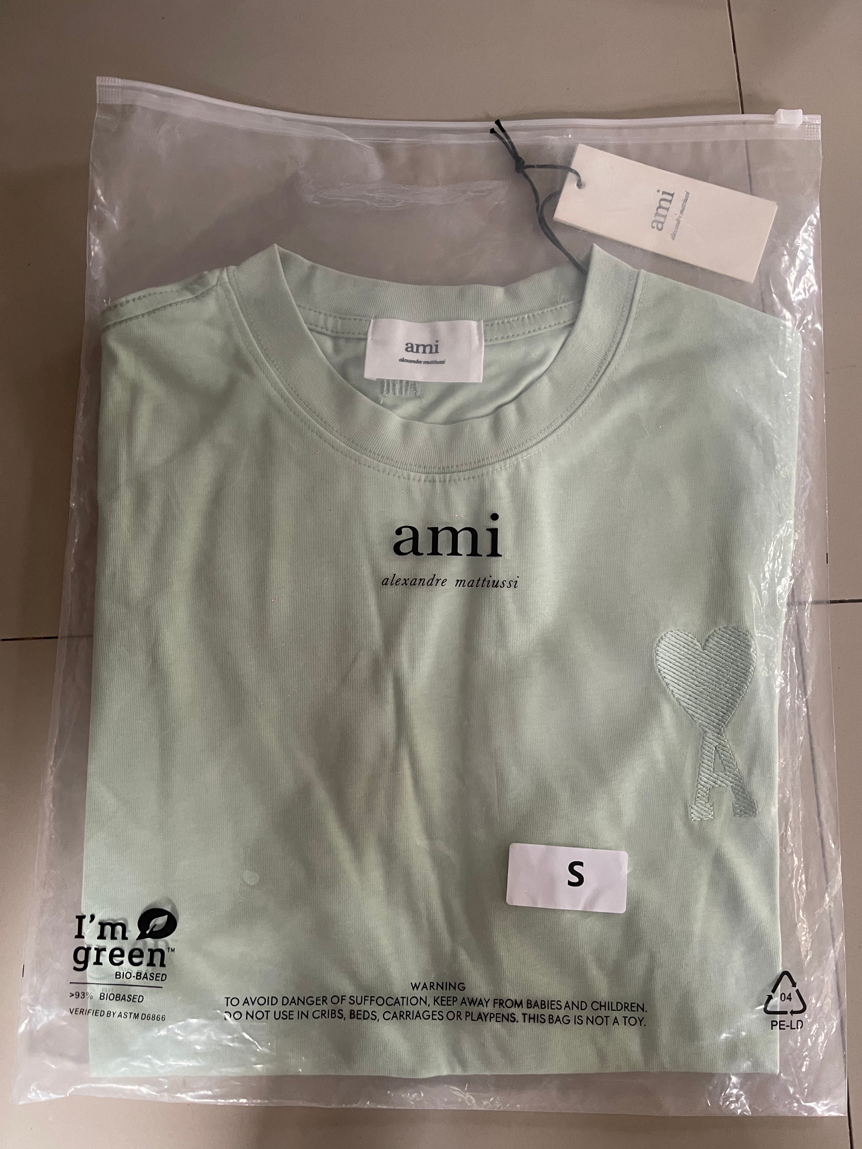 AMI medium logo t-shirt green