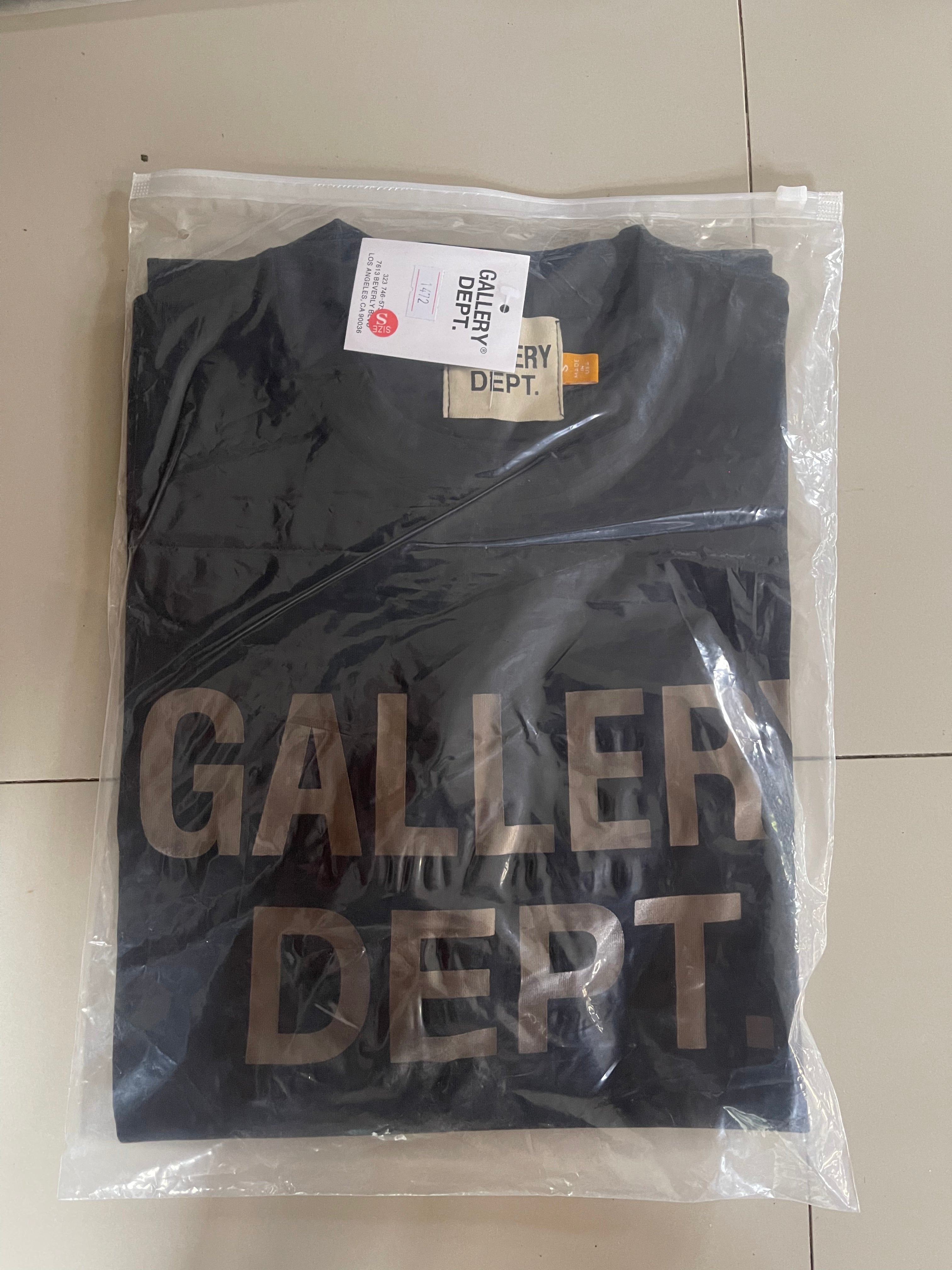 Gallery dept middle logo t-shirt black