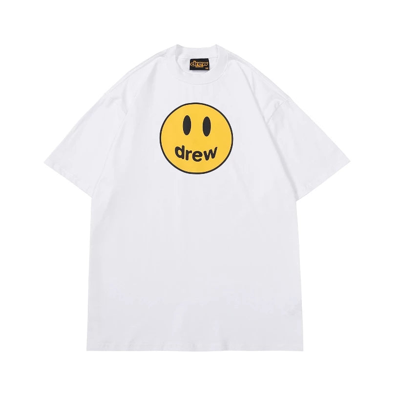 Drew middle logo tee white
