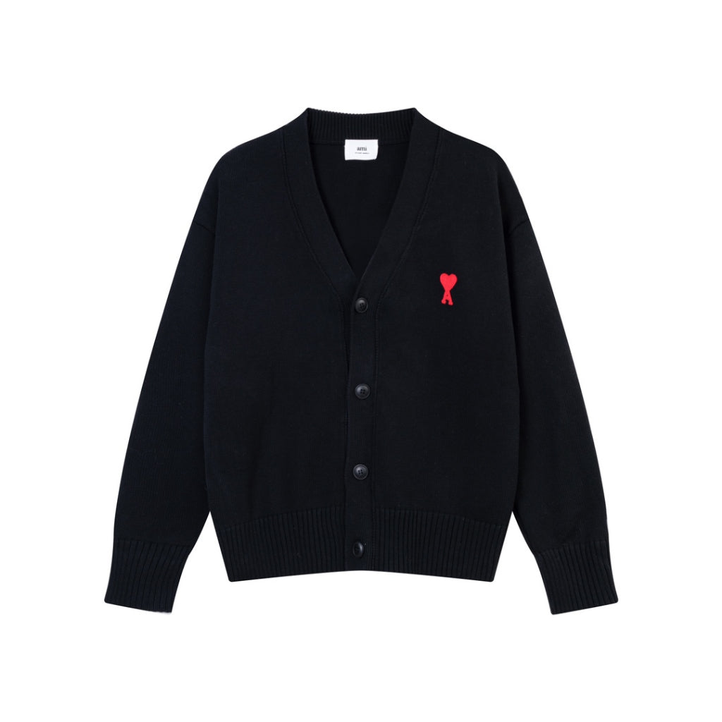 Ami De Coeur small logo Knitted Cardigan