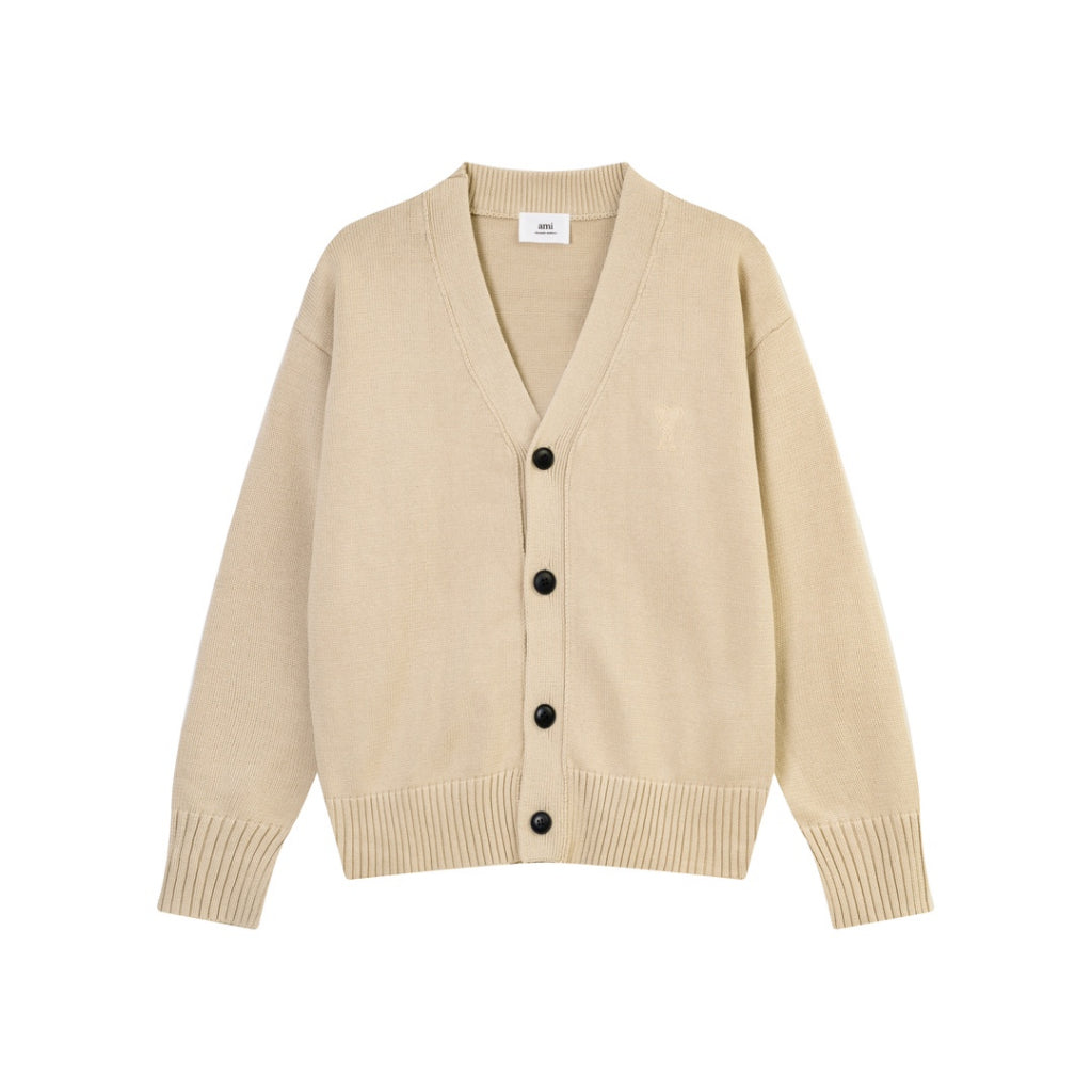 Ami De Coeur small logo Knitted Cardigan