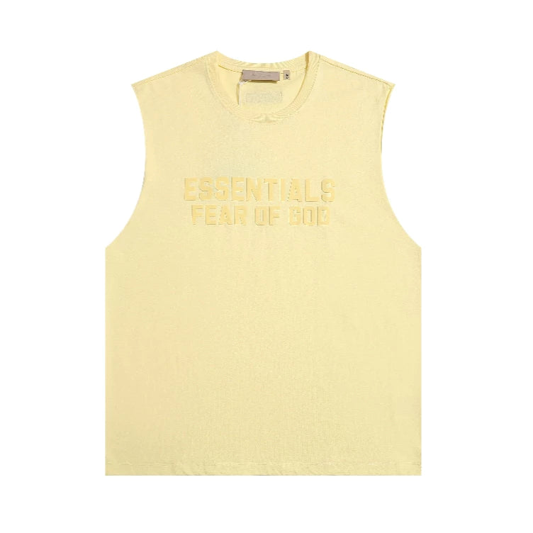 Fear of God Essentials middle logo sleevless top