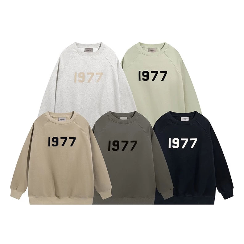 Fear of God Essentials 1977 logo Crewneck Sweater