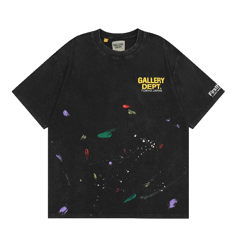 Gallery Dept. Paint black tee