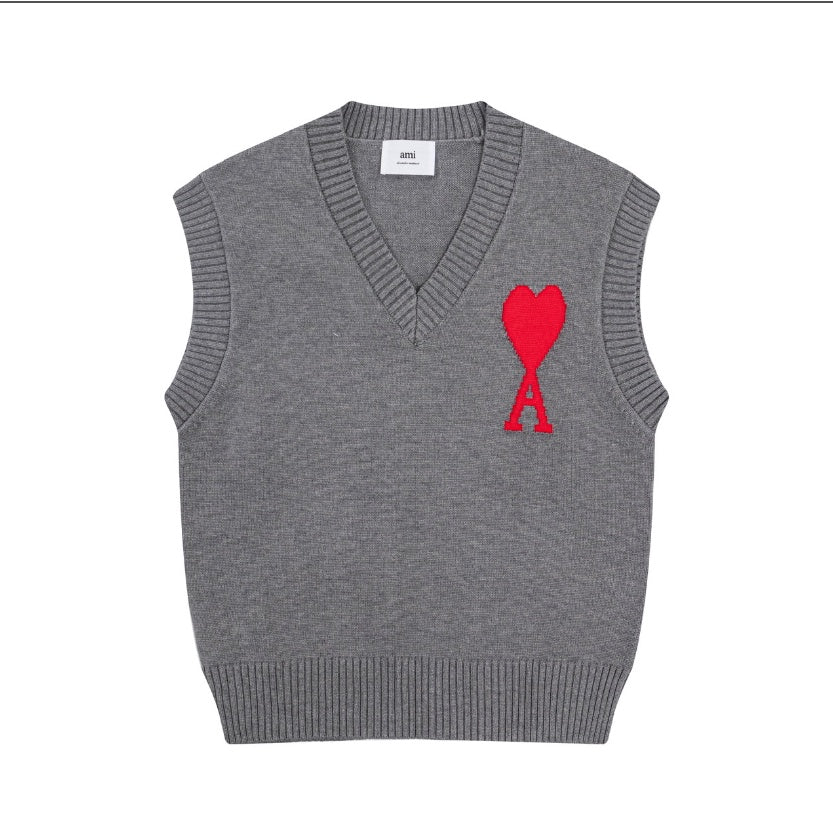 Ami De Coeur knitted Big Logo Vest