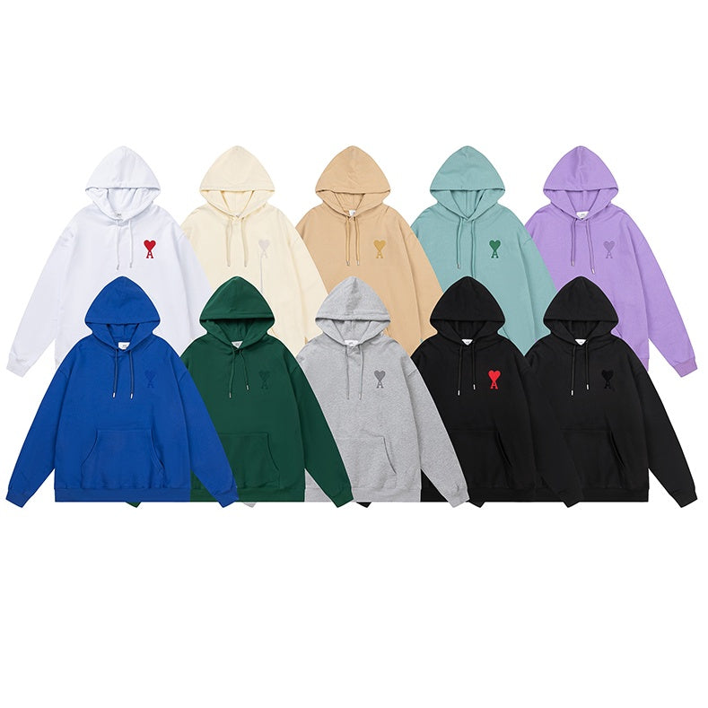 Ami De Coeur Mid logo hoodie