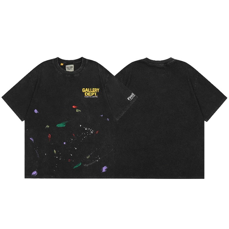 Gallery Dept. Paint black tee