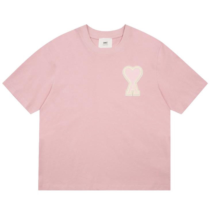 Ami De Coeur patched Big logo T-shirt