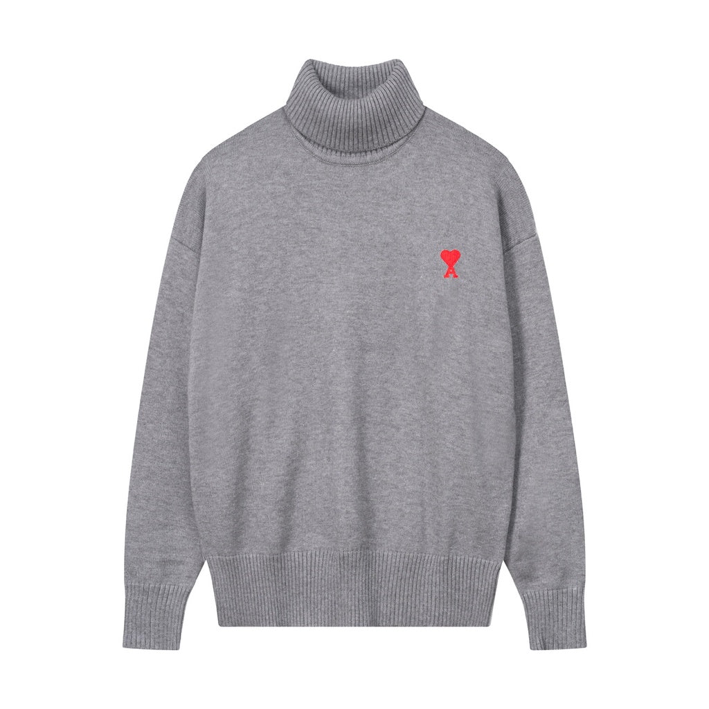 Ami De Coeur small logo turtle neck Sweater
