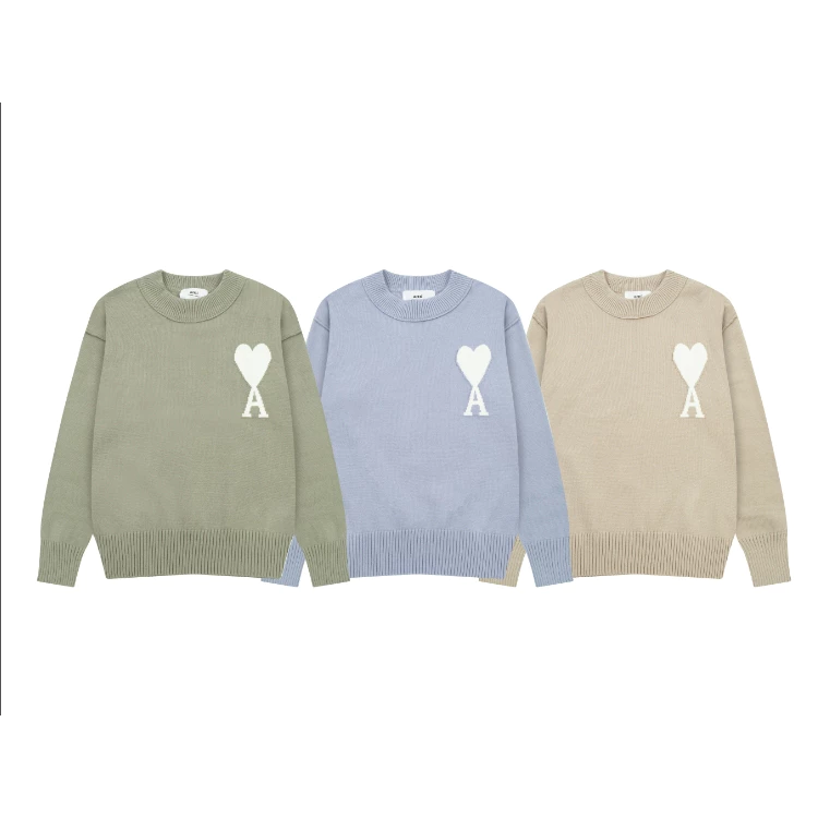 Ami De Coeur neutral big logo knitted Sweater