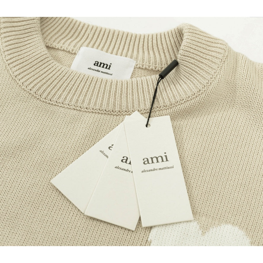 Ami De Coeur big logo knitted Sweater