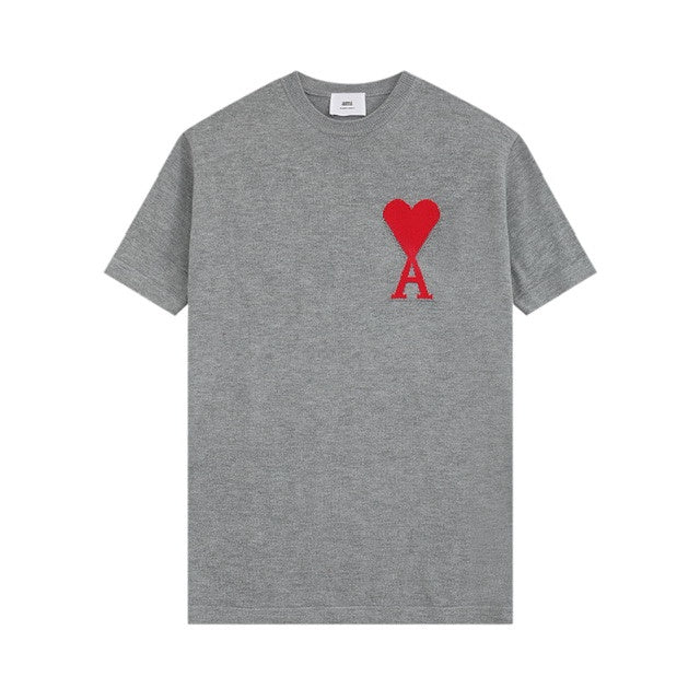 Ami De Coeur Medium logo Knitted T-shirt