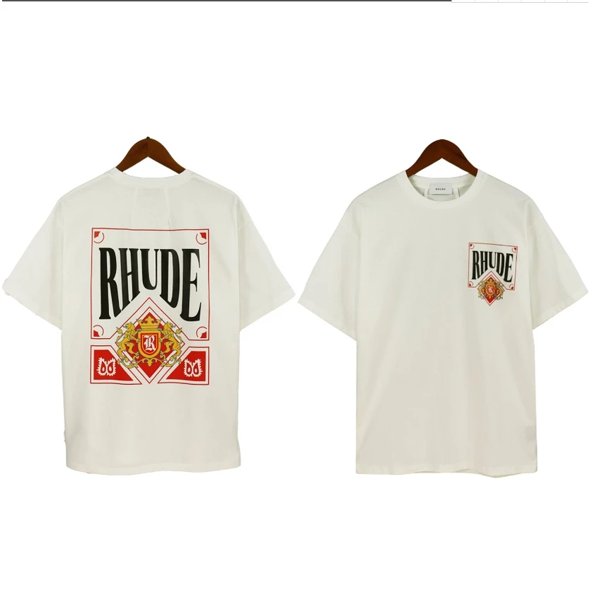RHUDE back hit logo tee
