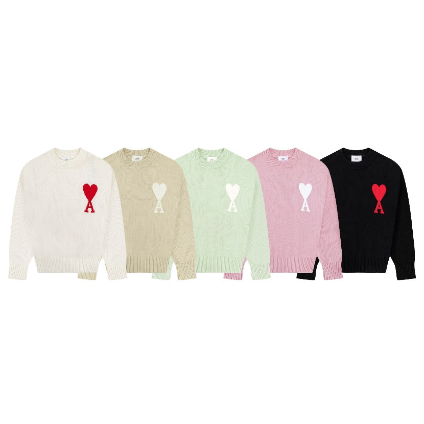 Ami De Coeur big logo knitted Sweater