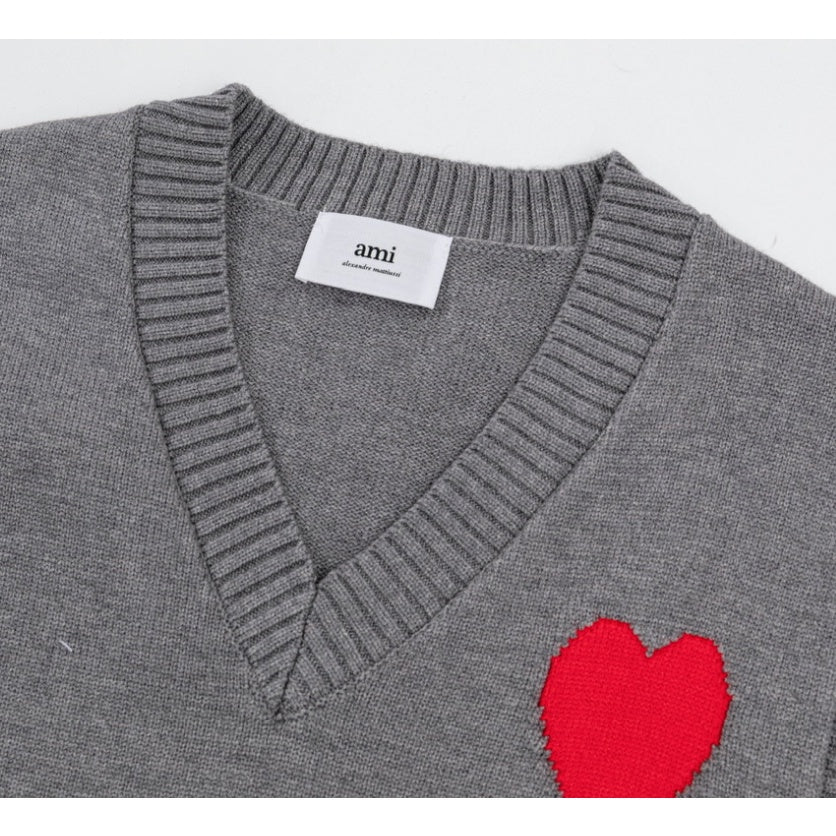 Ami De Coeur knitted Big Logo Vest