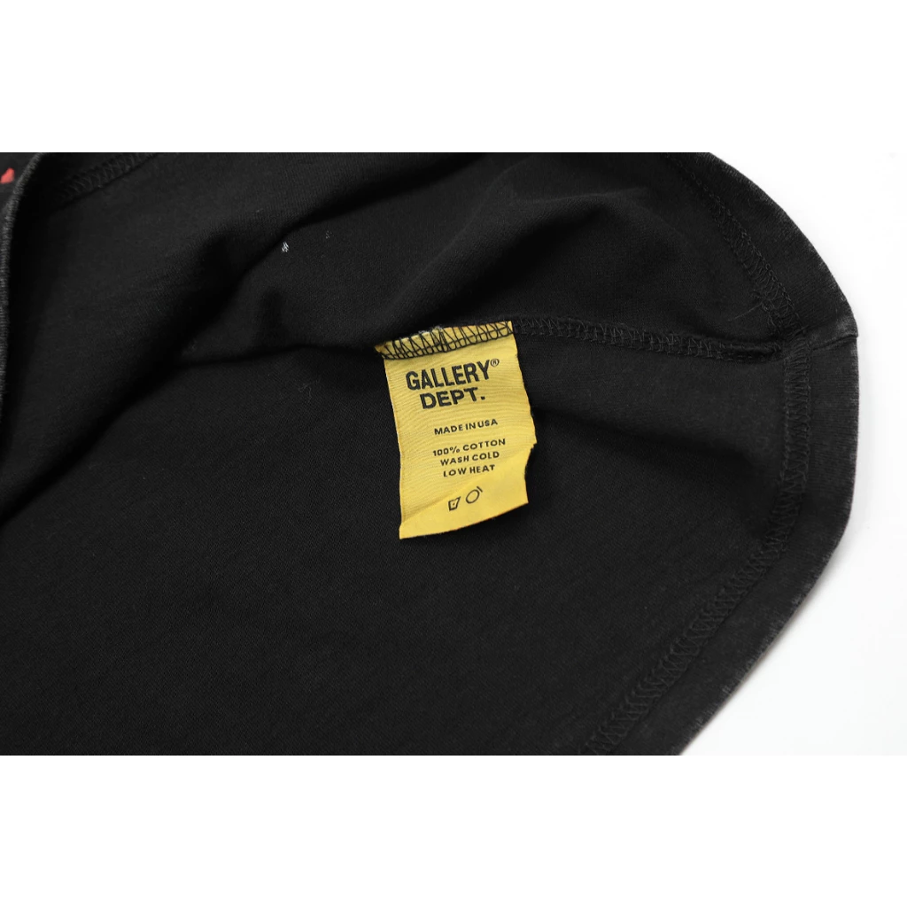 Gallery Dept. Paint black tee