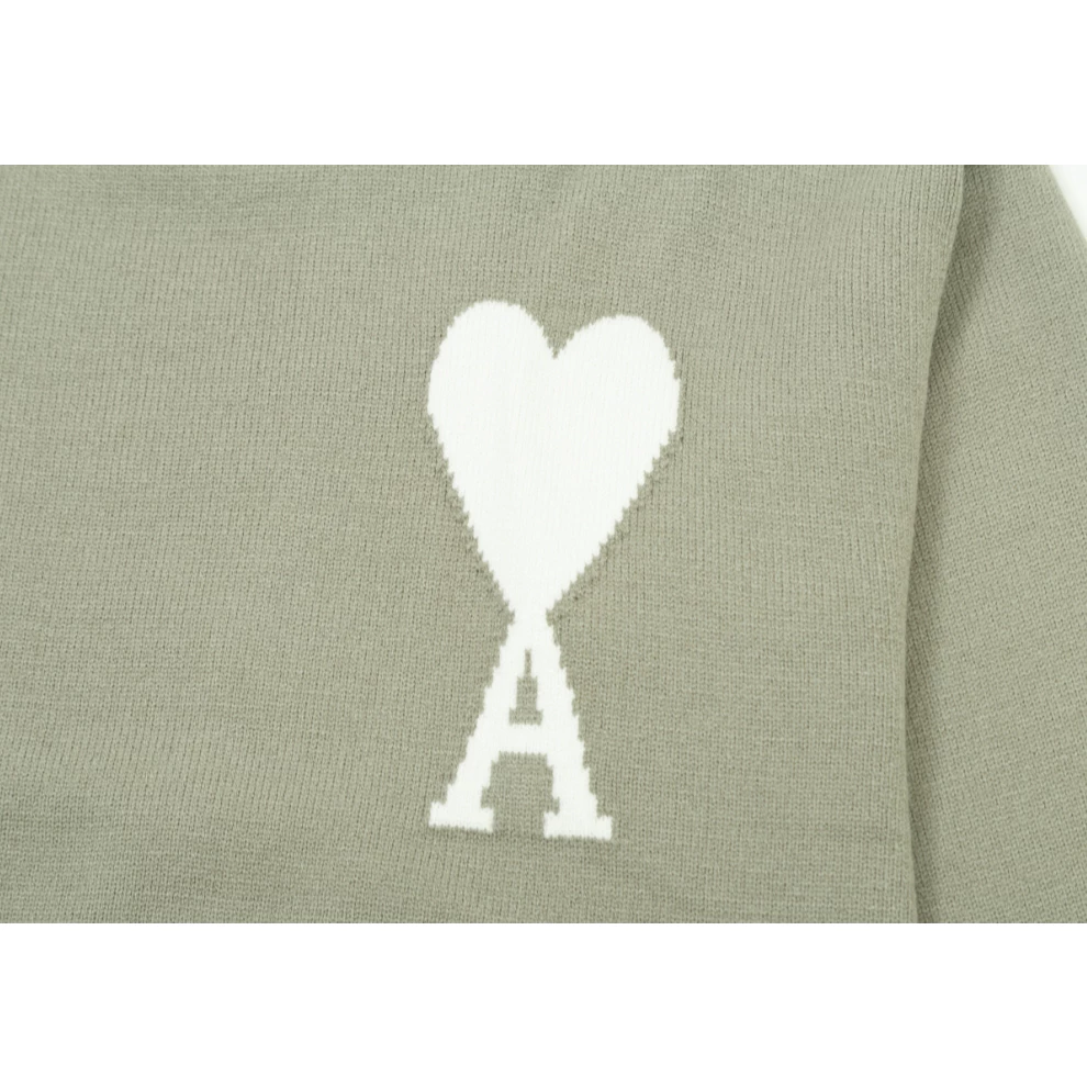 Ami De Coeur neutral big logo knitted Sweater