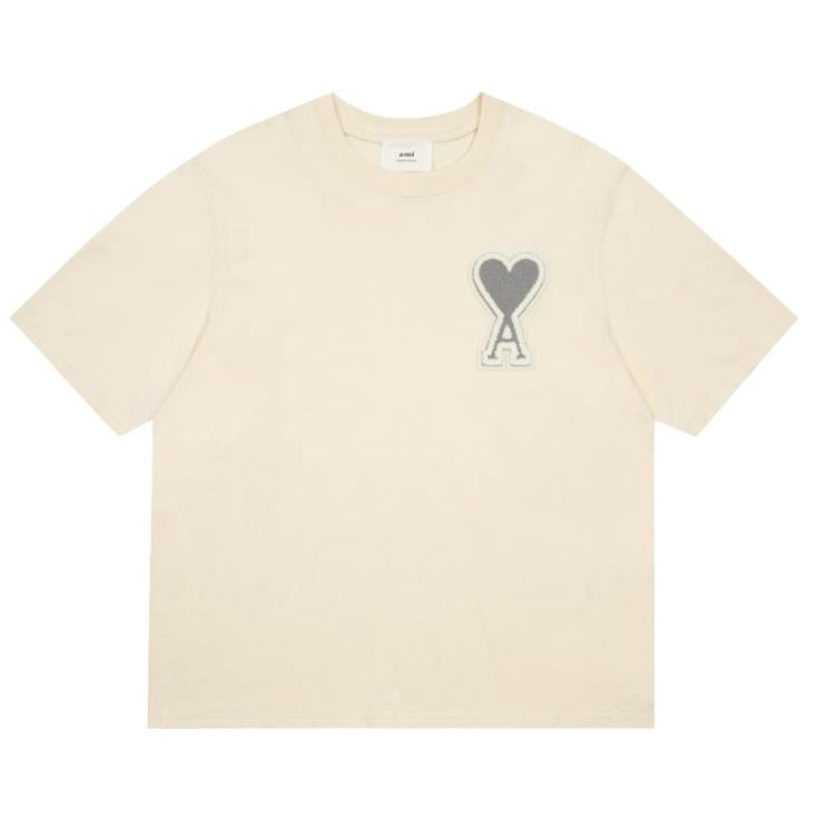 Ami De Coeur patched Big logo T-shirt