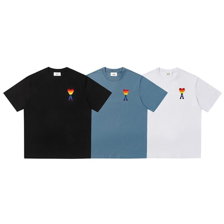 Ami De Coeur multicolor logo T-shirt
