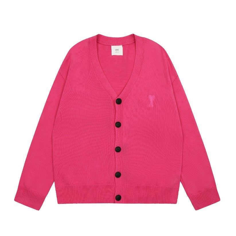 Ami De Coeur small logo Knitted Cardigan