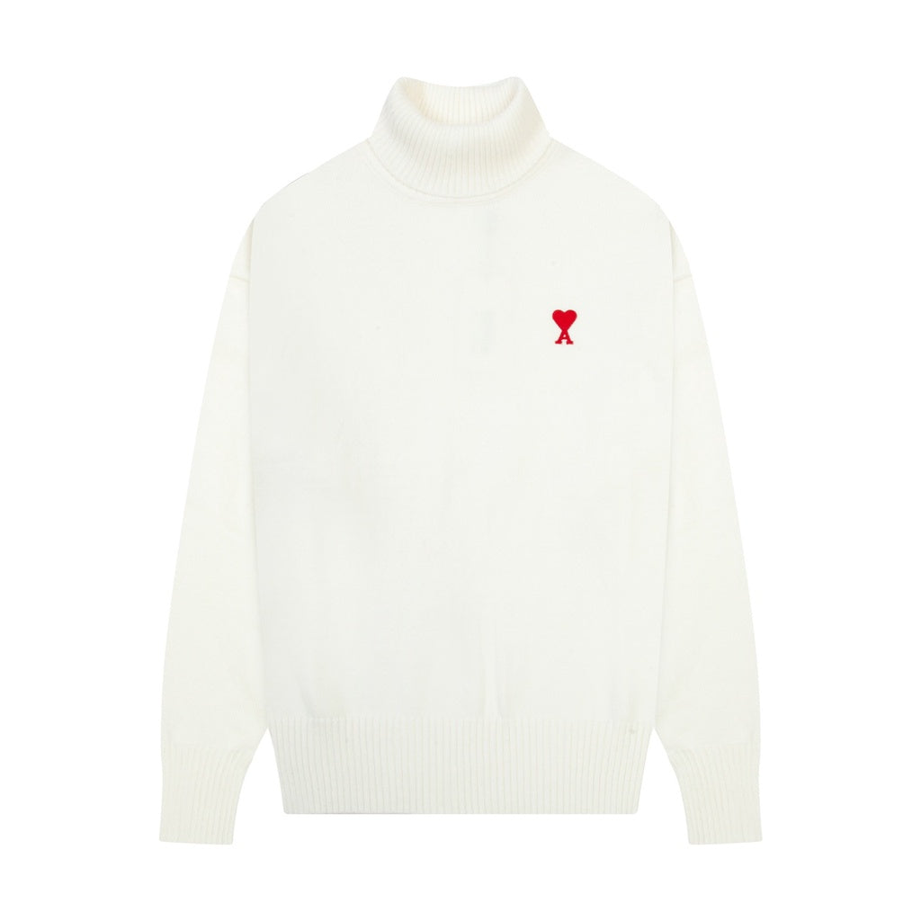 Ami De Coeur small logo turtle neck Sweater