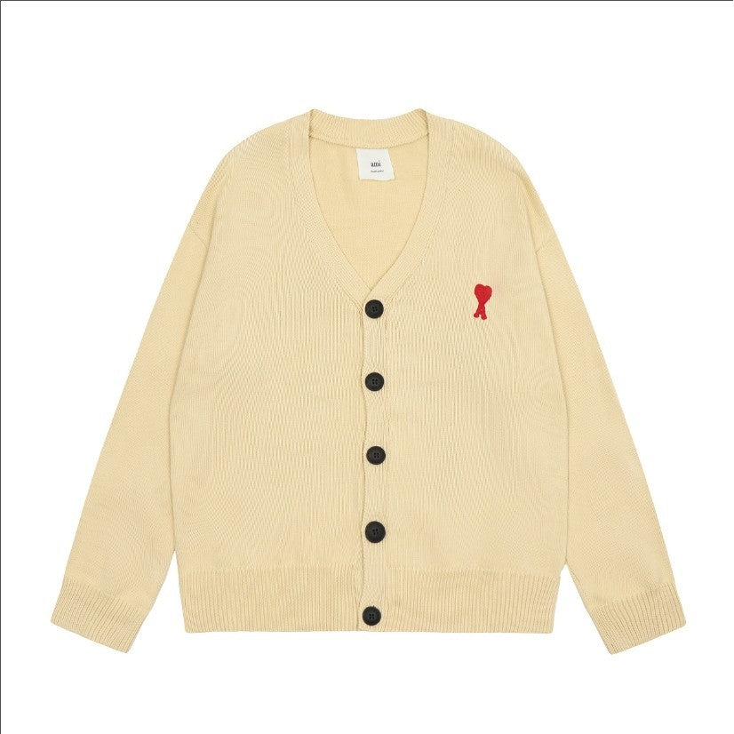 Ami De Coeur small logo Knitted Cardigan
