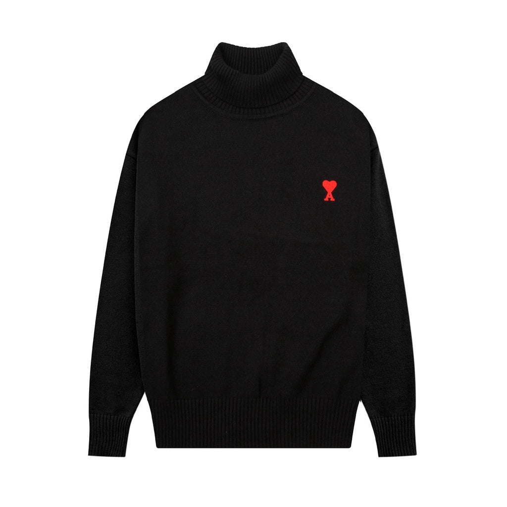 Ami De Coeur small logo turtle neck Sweater