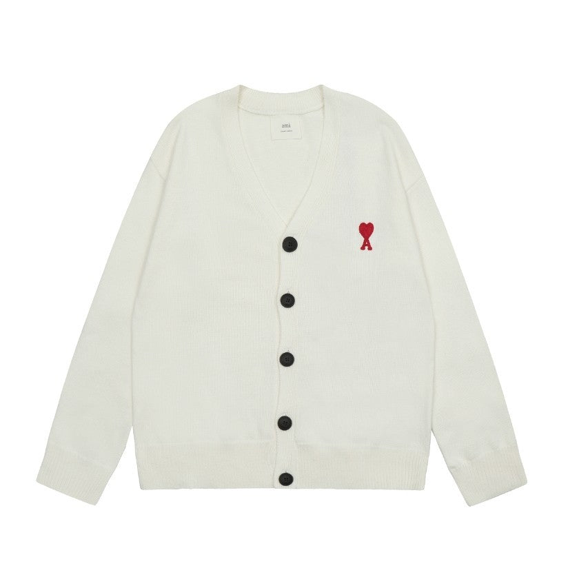 Ami De Coeur small logo Knitted Cardigan