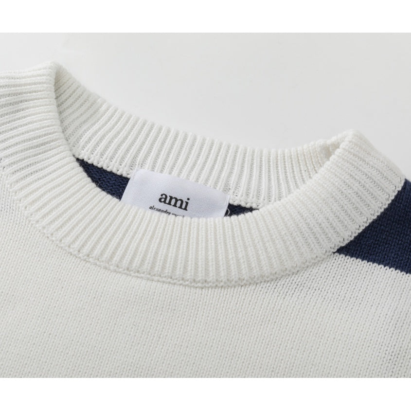 Ami De Coeur big logo stripes Sweater