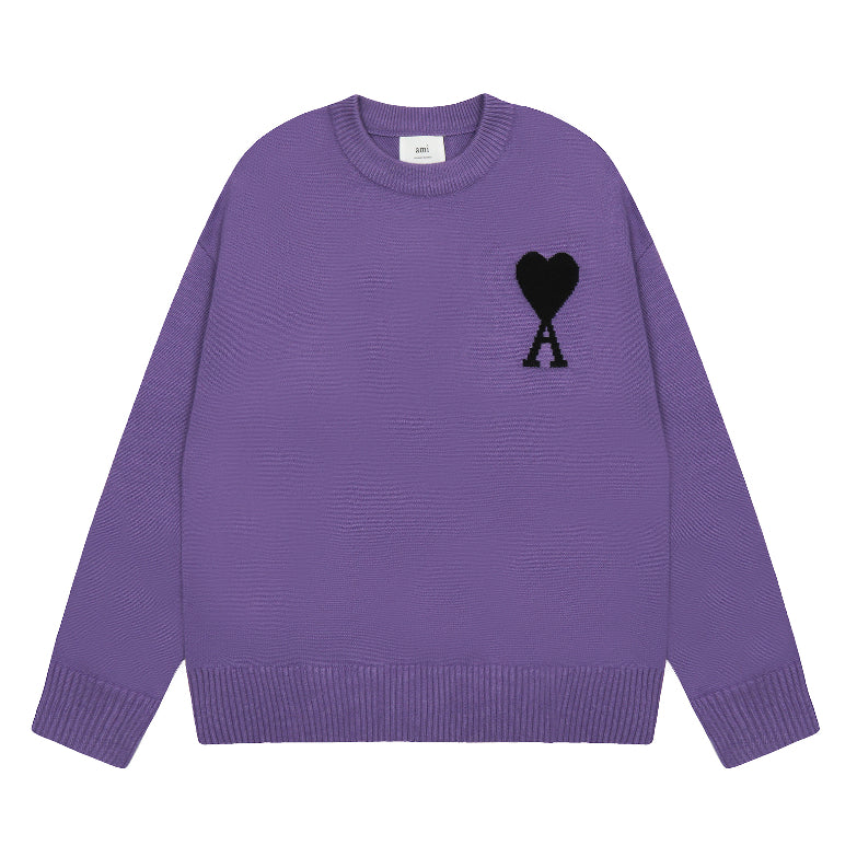 Ami De Coeur big logo knitted Sweater New colors