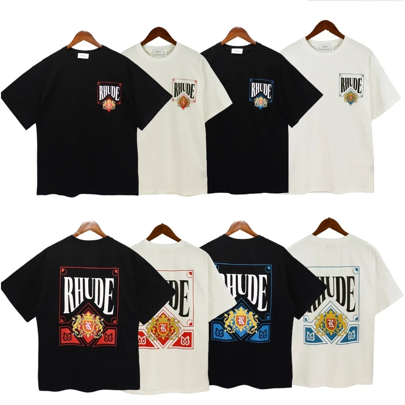 RHUDE back hit logo tee