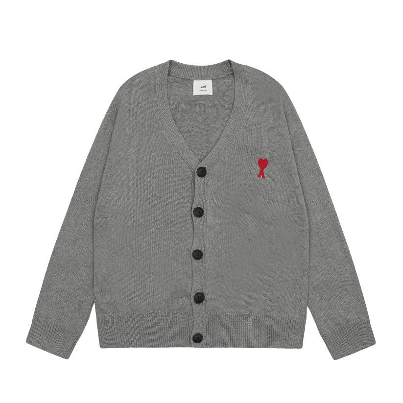Ami De Coeur small logo Knitted Cardigan