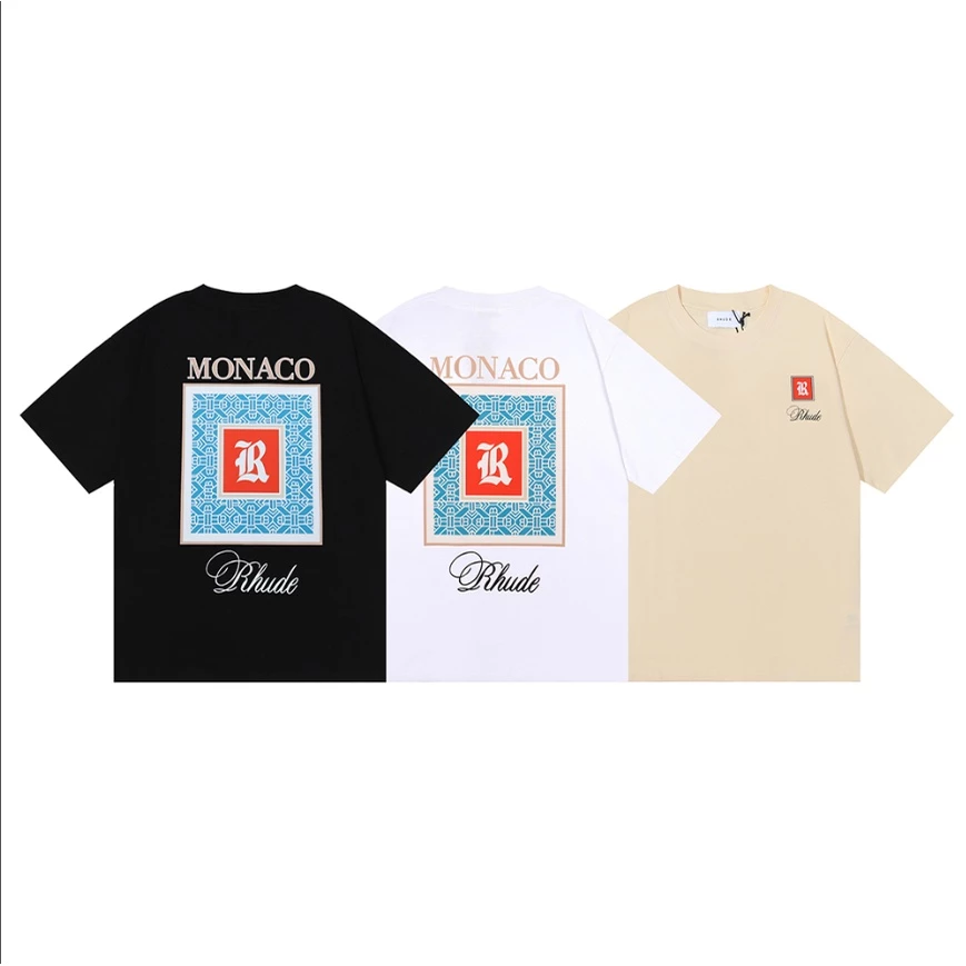 RHUDE Monaco logo tee