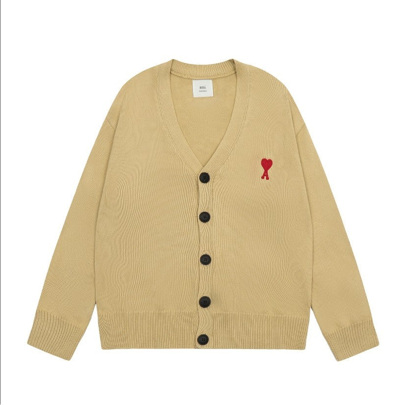 Ami De Coeur small logo Knitted Cardigan