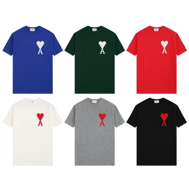 Ami De Coeur Medium logo Knitted T-shirt