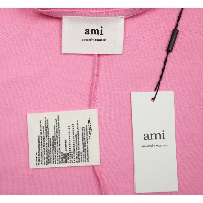 Ami De Coeur patched Big logo T-shirt