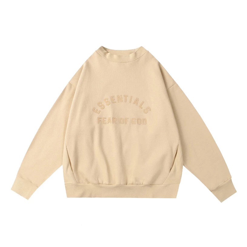 Fear of God Essentials Turtle Neck Arch logo Crewneck Sweater