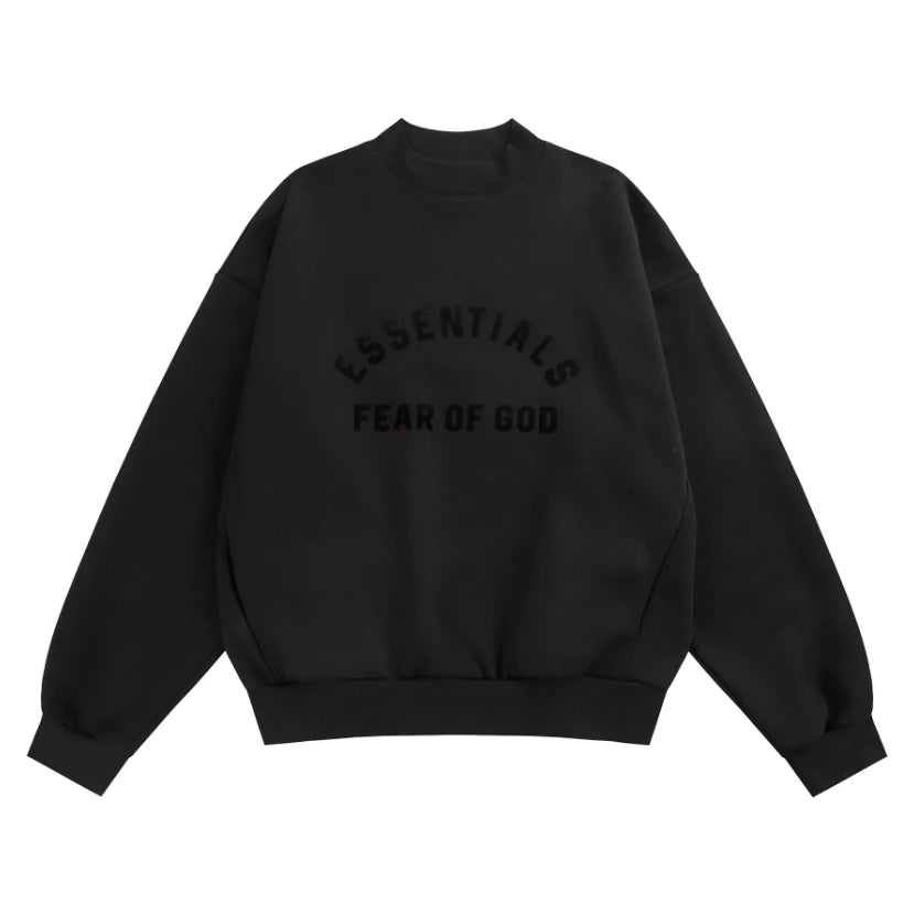 Fear of God Essentials Turtle Neck Arch logo Crewneck Sweater