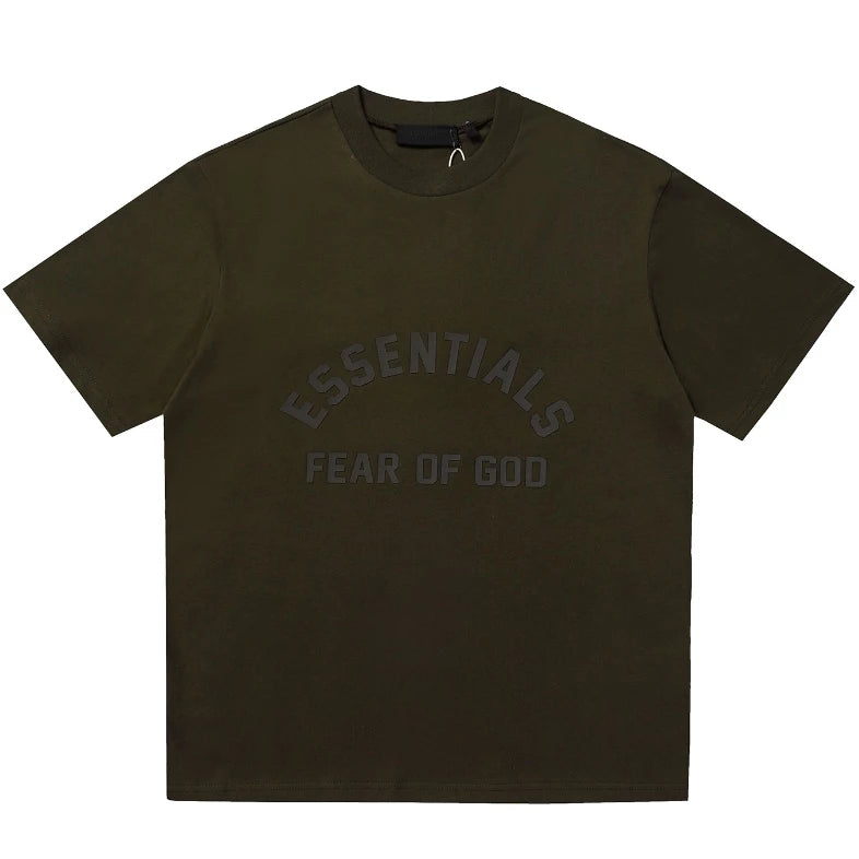 Fear of God Essentials 3D Appliqué Arch logo t-shirt