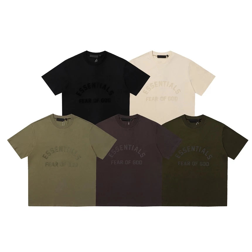Fear of God Essentials 3D Appliqué Arch logo t-shirt
