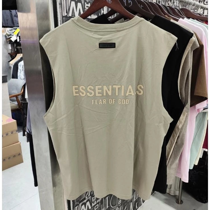 Fear of God Essentials Crewneck Vest Back logo