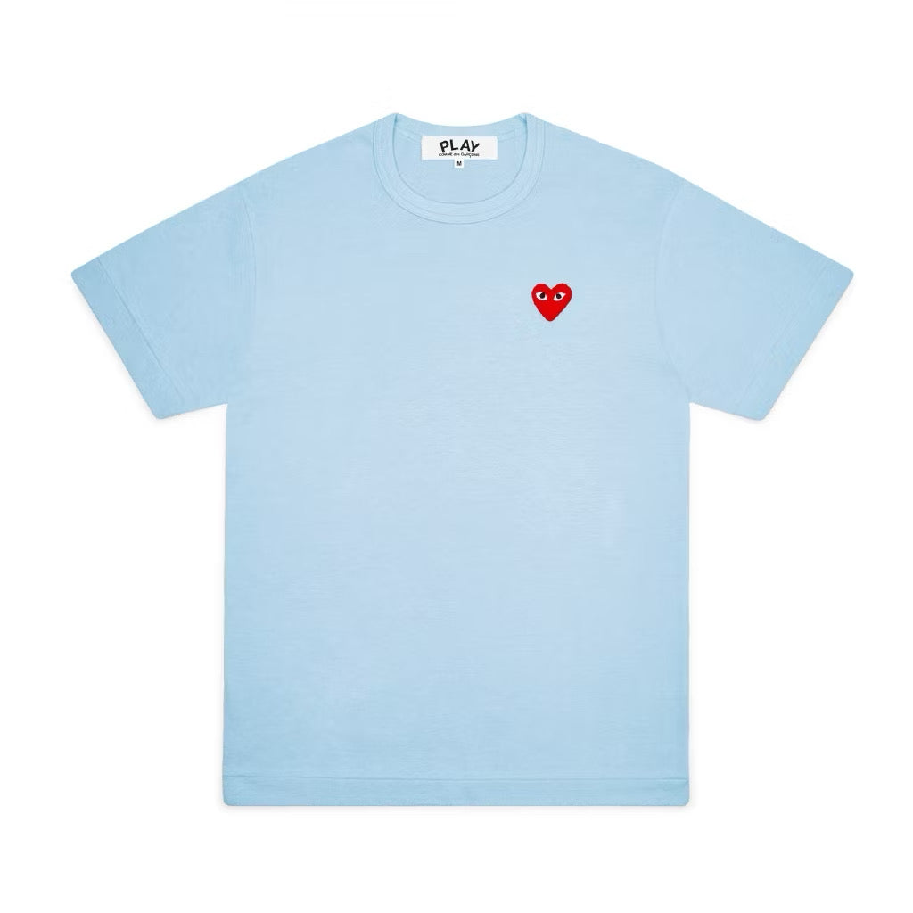 CDG small logo t-shirt powder blue