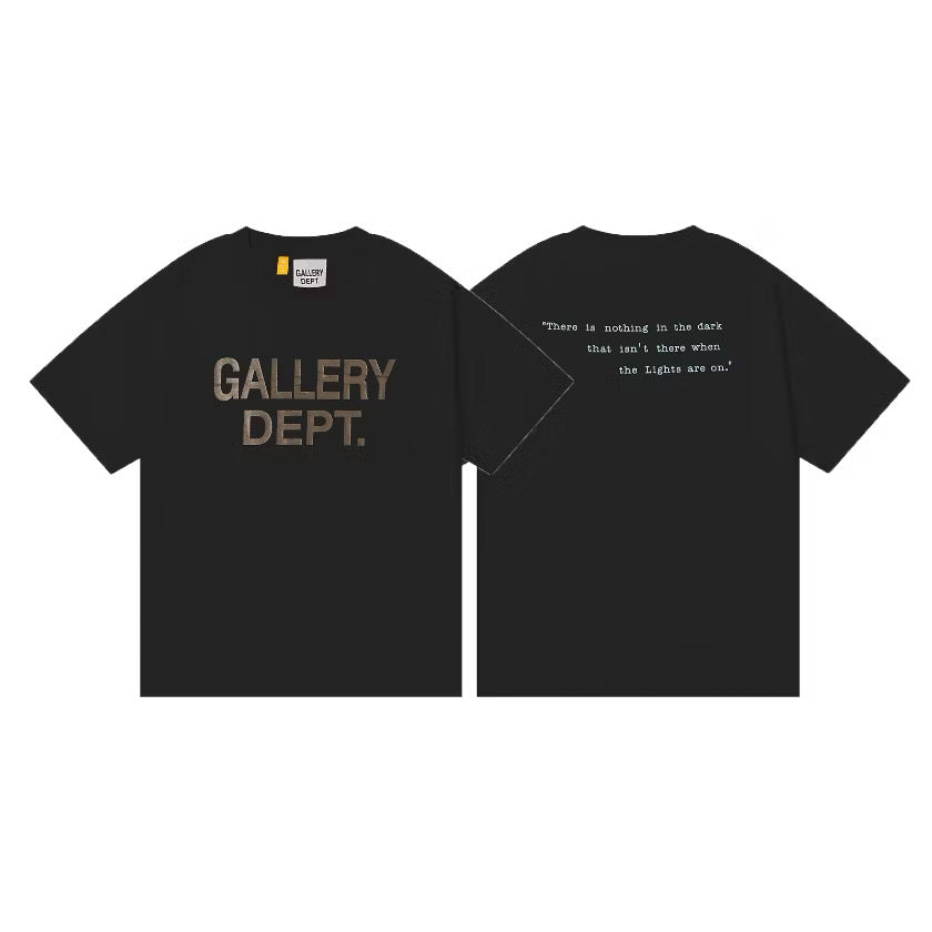 Gallery dept middle logo t-shirt black