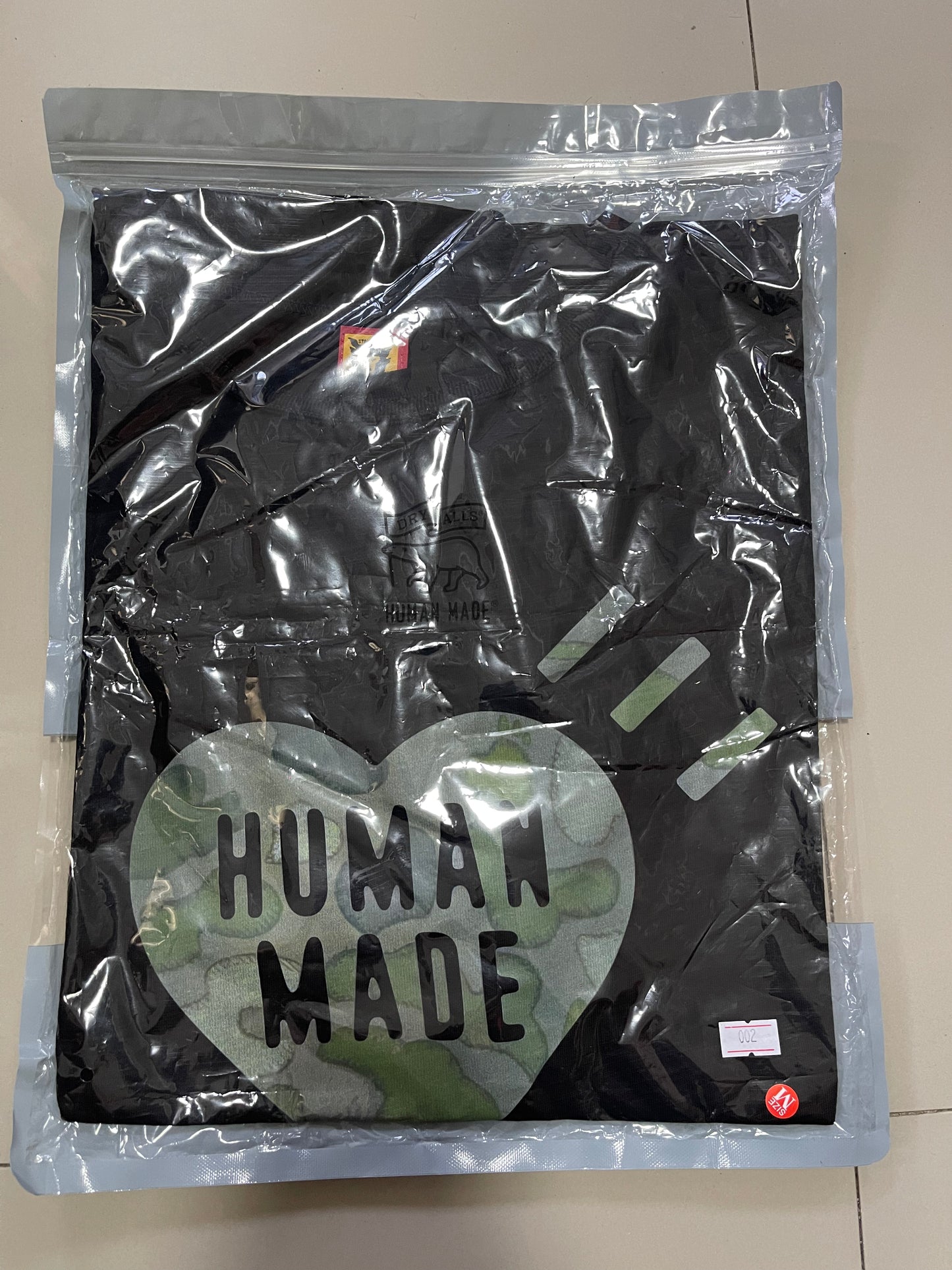 Human made camou heart tee black