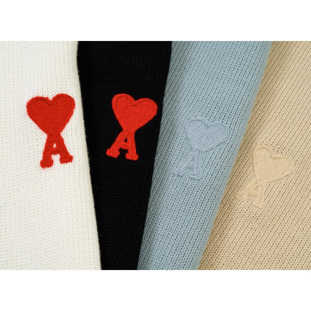 Ami De Coeur small logo Knitted Cardigan