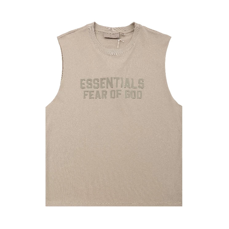 Fear of God Essentials middle logo sleevless top
