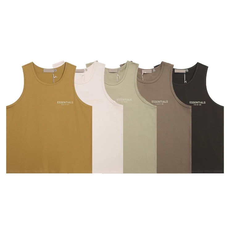 Fear of God Essentials side logo tank top
