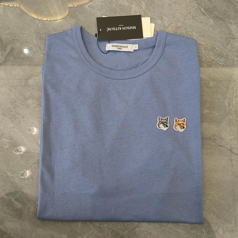 Maison Kitsune double logo T-shirt