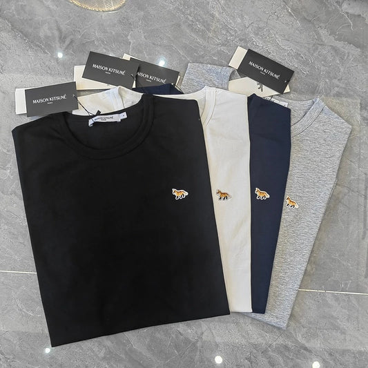 Maison Kitsune small fox logo T-shirt